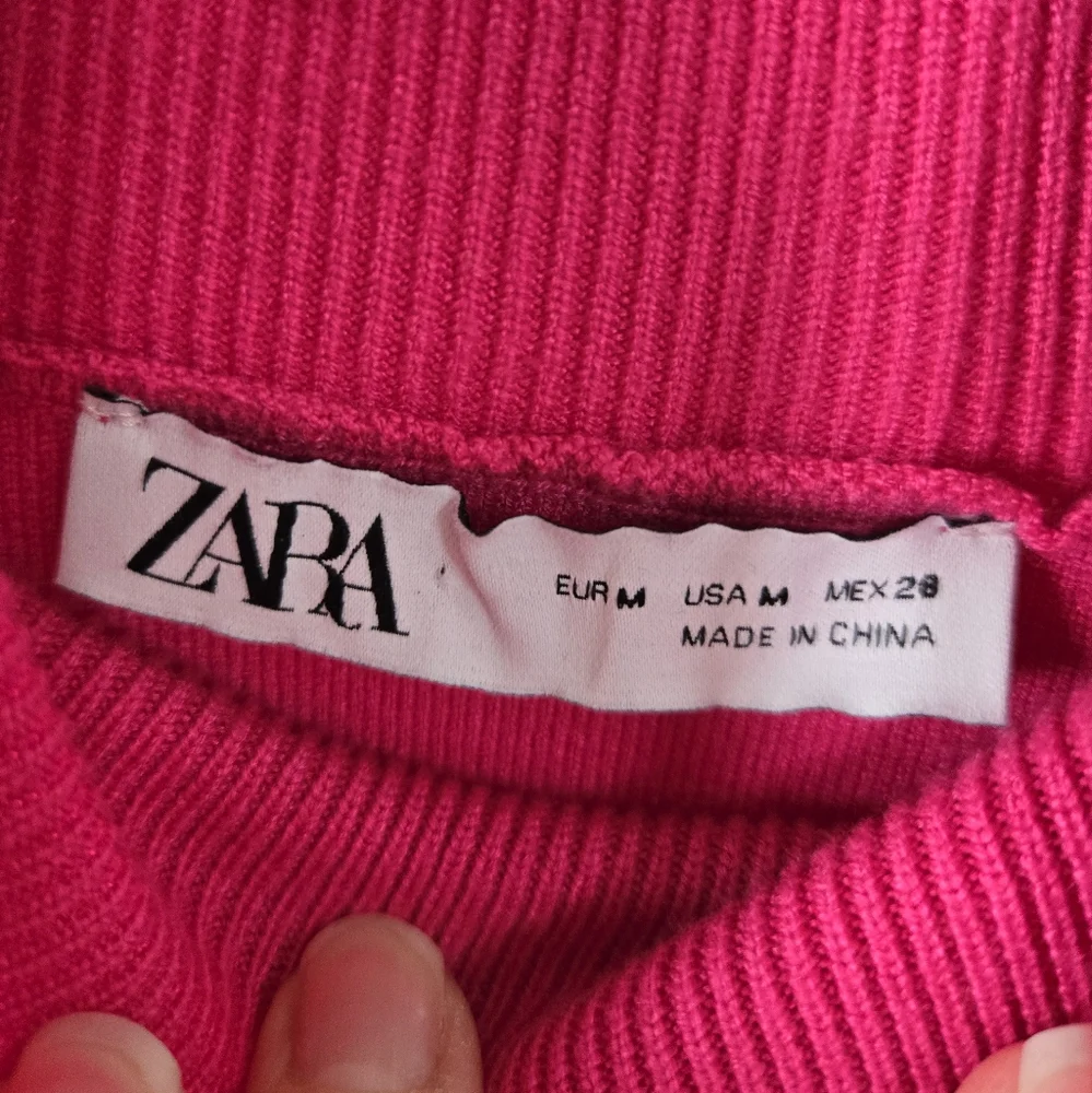Zara Pink Sweater Dress - Picture 3 of 3